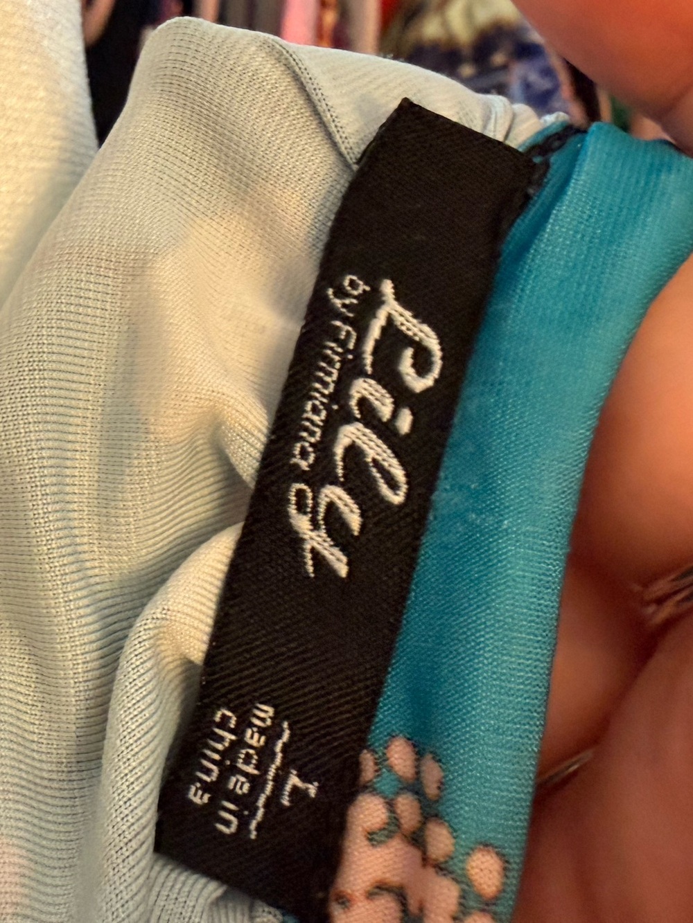 Teal Floral Halter Midi Dress - Picture 3 of 4
